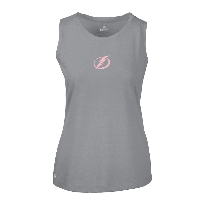 Débardeur gris pour femme avec logo Macy Core la fête des mères du Lightning de Tampa Bay Levelwear