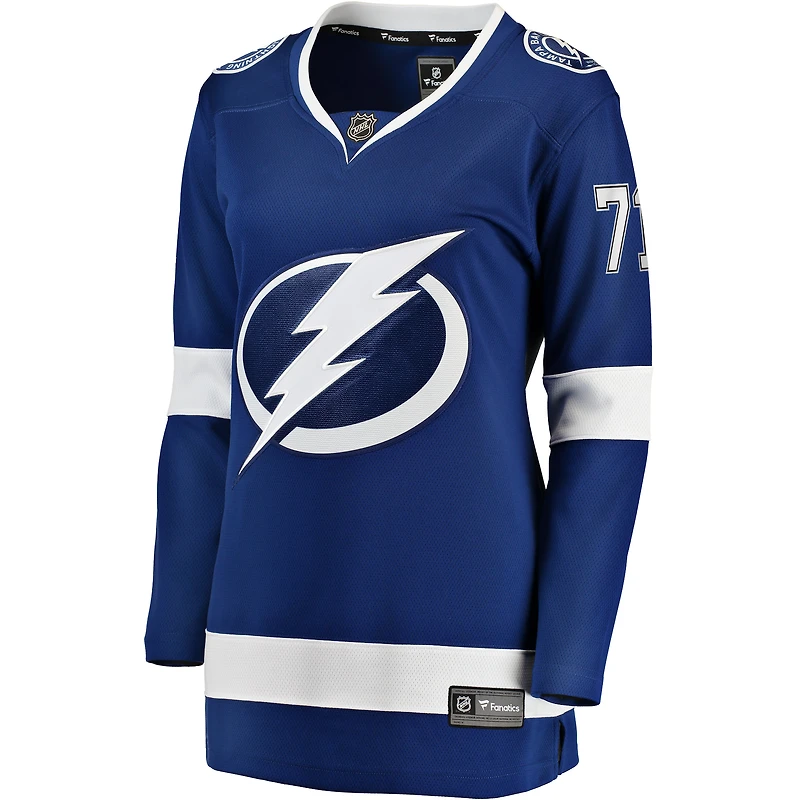 Maillot de joueur échappé à domicile Anthony Cirelli Fanatics bleu Tampa Bay Lightning pour femme