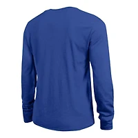 Women's Champion  Royal Tampa Bay Lightning Wordmark Lockup Long Sleeve T-Shirt