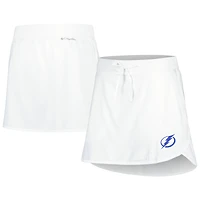 Women's Columbia White Tampa Bay Lightning Lakewood Pines Omni-Wick Skort