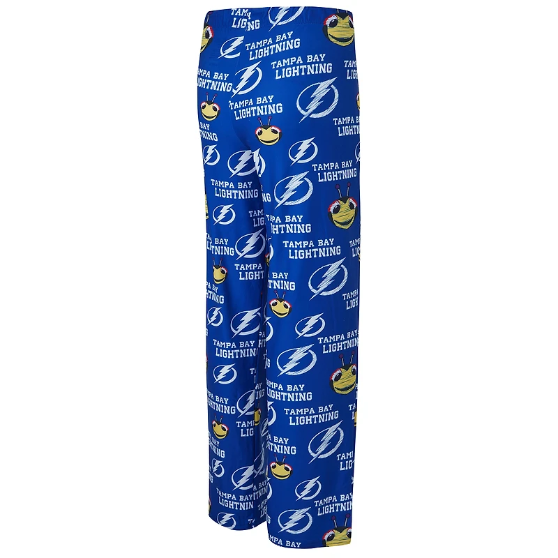 Women's Concepts Sport Blue Tampa Bay Lightning Zest Allover Print Knit Pants