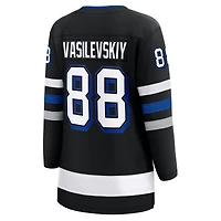 Maillot de joueur suppléant Premier Breakaway du Lightning Tampa Bay Fanatics Andrei Vasilevskiy, noir, pour femmes
