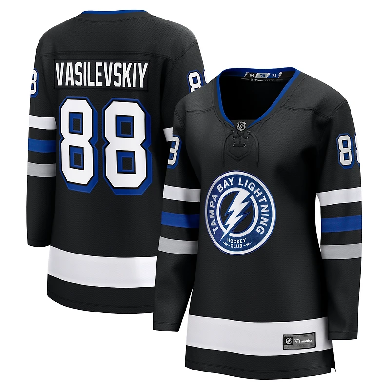 Women's Fanatics Andrei Vasilevskiy Black Tampa Bay Lightning Breakaway Jersey