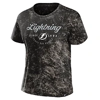 Women's Fanatics  Black Tampa Bay Lightning Breakaway T-Shirt