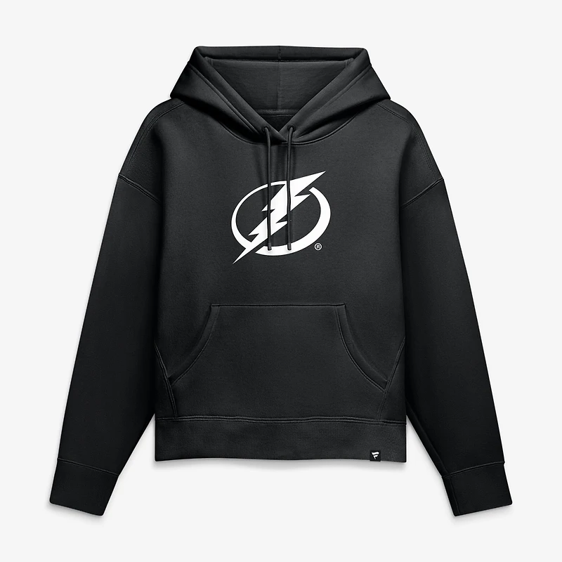 Sweat à capuche noir Tampa Bay Lightning pour femmes (Fanatics)