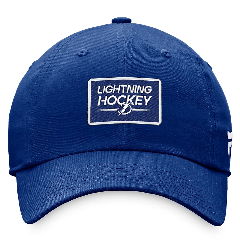 Women's Fanatics  Blue Tampa Bay Lightning Authentic Pro Rink Adjustable Hat