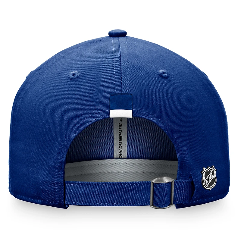 Women's Fanatics  Blue Tampa Bay Lightning Authentic Pro Rink Adjustable Hat