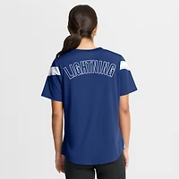 Women's Fanatics Blue Tampa Bay Lightning Offside Athena T-Shirt