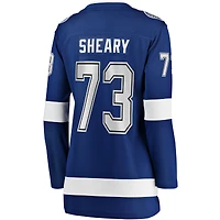 Women's Fanatics Conor Sheary Blue Tampa Bay Lightning Home Breakaway Player Jersey