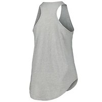 Women's Fanatics Heather Gray Tampa Bay Lightning Plus Racerback Tank Top