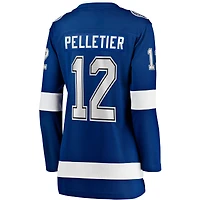 Women's Fanatics Jakob Pelletier Blue Tampa Bay Lightning Home Breakaway Jersey