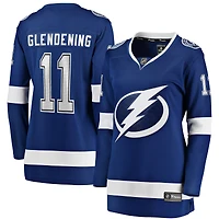 Women's Fanatics Luke Glendening Blue Tampa Bay Lightning Home Breakaway Player Jersey