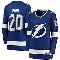 Women's Fanatics Nicholas Paul Blue Tampa Bay Lightning Home Breakaway Player Jersey