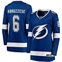 Women's Fanatics Nick Abruzzese Blue Tampa Bay Lightning Home Breakaway Jersey