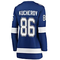 Maillot domicile bleu à bretelles Nikita Kucherov du Lightning de Tampa Bay (femme)