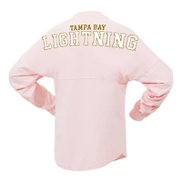 Women's Fanatics Pink Tampa Bay Lightning Spirit Jersey Long Sleeve T-Shirt