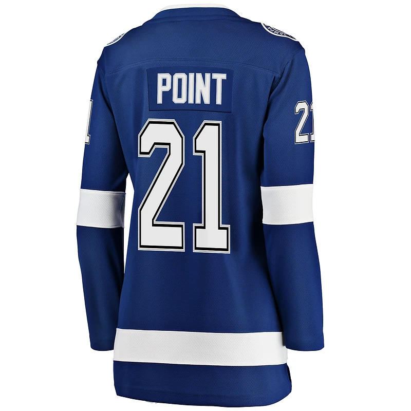 Women's Fanatics Tampa Bay Lightning Blue Brayden Point Breakaway Player Jersey