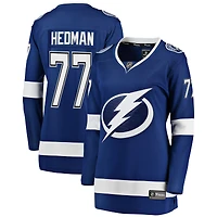 Maillot de joueuse Fanatics Tampa Bay Lightning bleu Victor Hedman Breakaway pour femmes