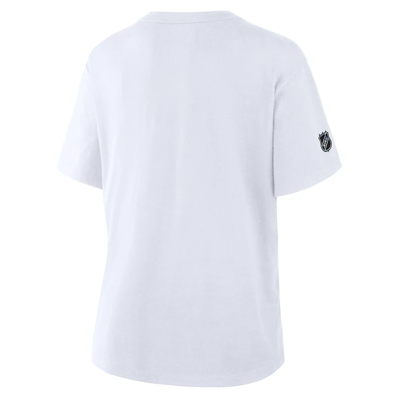 Women's Fanatics White Tampa Bay Lightning Authentic Pro Primary T-Shirt