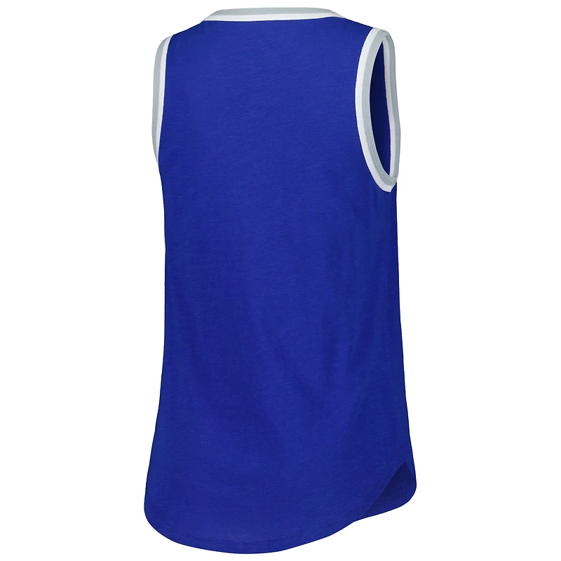 Débardeur stratégique G-III 4Her par Carl Banks pour femmes, bleu, Tampa Bay Lightning