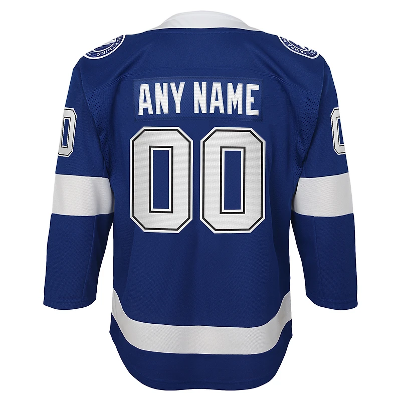 Youth Blue Tampa Bay Lightning 2020/21 Home - Custom Premier Jersey