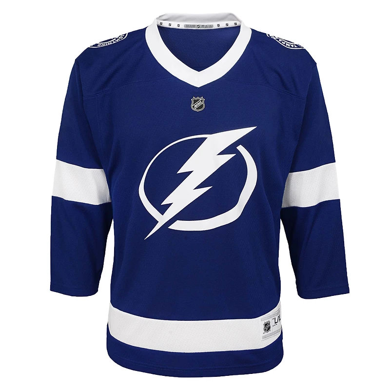 Youth Blue Tampa Bay Lightning 2020/21 Home - Custom Replica Jersey