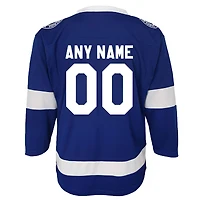 Youth Blue Tampa Bay Lightning 2020/21 Home - Custom Replica Jersey