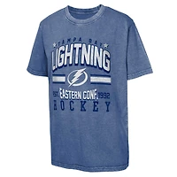 T-shirt court bleu pour jeunes du Lightning de Tampa Bay Sure