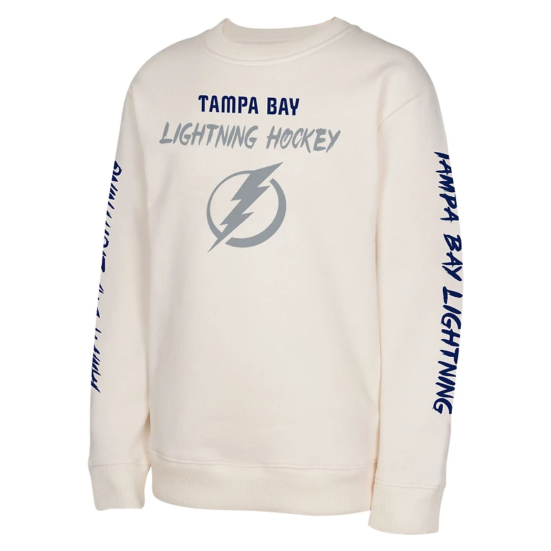 Sweat-shirt à enfiler Youth Cream Tampa Bay Lightning Star Power