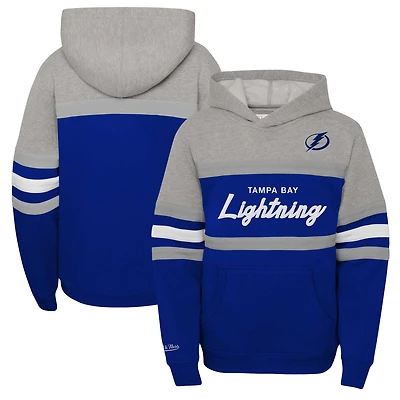 Chandail à capuchon bleu Mitchell & Ness pour entraîneur-chef du Lightning de Tampa Bay jeunes
