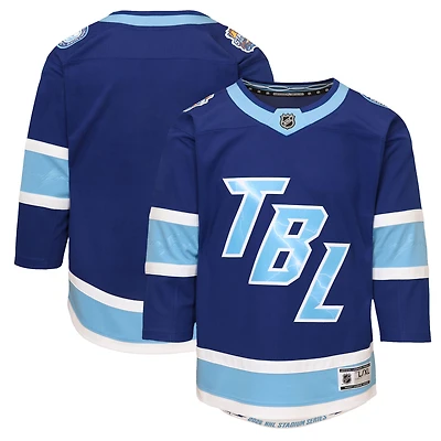 Youth Outerstuff Blue Tampa Bay Lightning 2026 Stadium Series Premier Jersey
