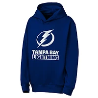 Youth Outerstuff  Blue Tampa Bay Lightning Back to Basics Hoodie