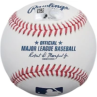 Balle de baseball autographiée par Carl Crawford des Rays de Tampa Bay avec inscription « Rays Up »