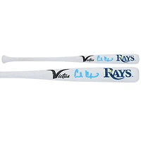 Bâton miniature Victus autographié par Carl Crawford des Tampa Bay Rays (identification de l'équipe)