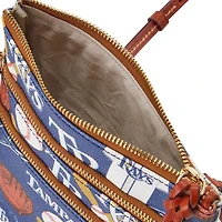Dooney & Bourke Tampa Bay Rays Game Day Triple Zip Crossbody Purse
