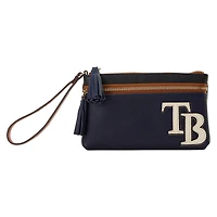 Dooney & Bourke Tampa Bay Rays Infield Double-Zip Wristlet