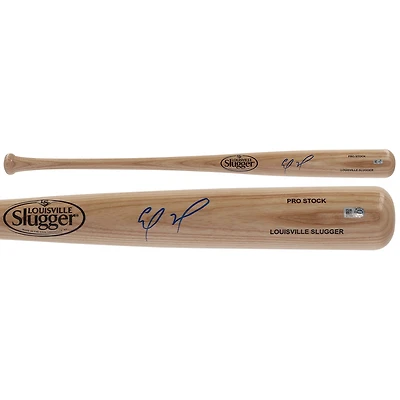 Eloy Jimenez Tampa Bay Rays Autographed Blonde Louisville Slugger Bat 