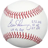 Balle de baseball autographiée par Evan Longoria des Tampa Bay Rays avec plusieurs inscriptions
