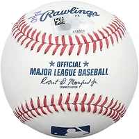 Balle de baseball autographiée par Evan Longoria des Tampa Bay Rays avec plusieurs inscriptions