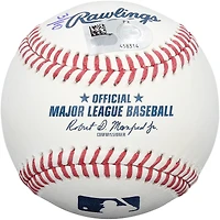 Balle de baseball autographiée par Evan Longoria des Tampa Bay Rays avec plusieurs inscriptions - Édition limitée n° 3/10