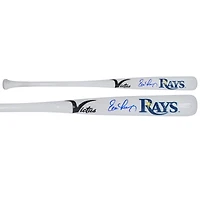 Evan Longoria Tampa Bay Rays Autographed Victus Team ID Mini Bat