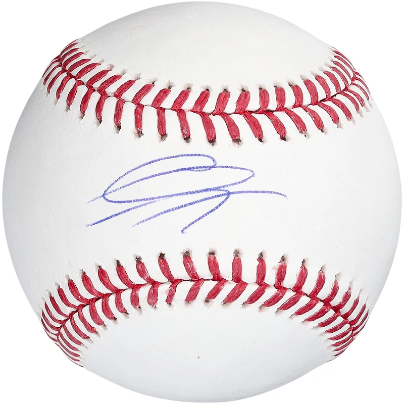 Balle de baseball autographiée par Gavin Lux des Rays de Tampa Bay