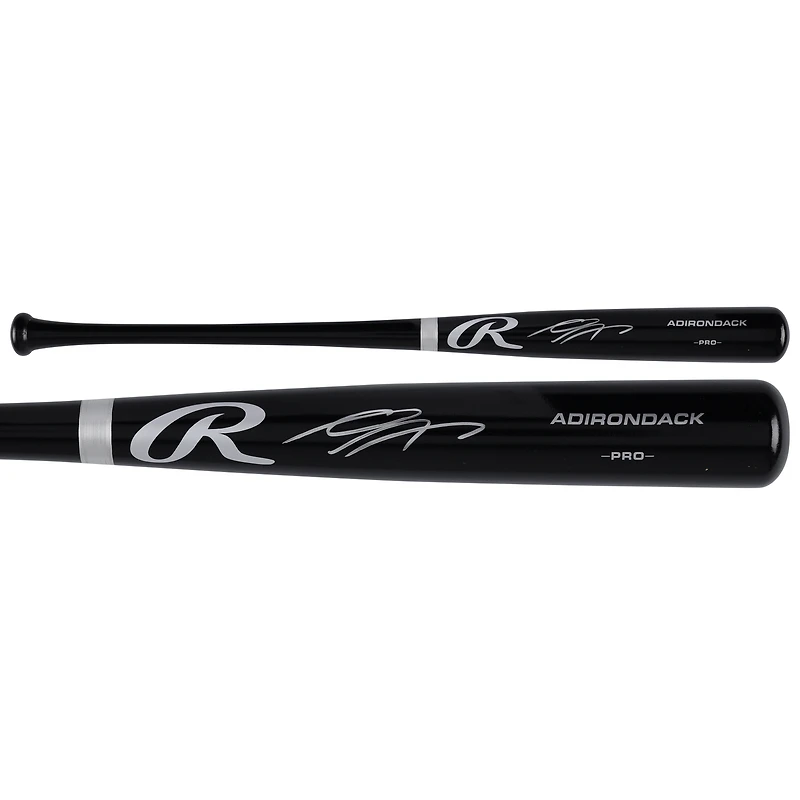 Bâton Rawlings Pro noir autographié par Gavin Lux des Tampa Bay Rays
