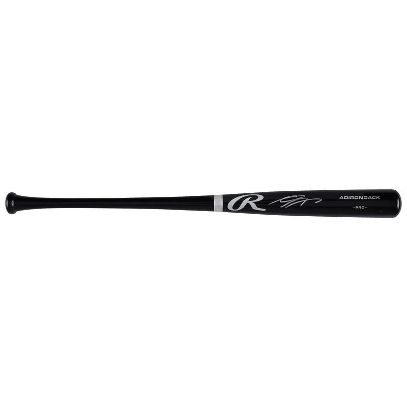 Gavin Lux Tampa Bay Rays Autographed Black Rawlings Pro Bat