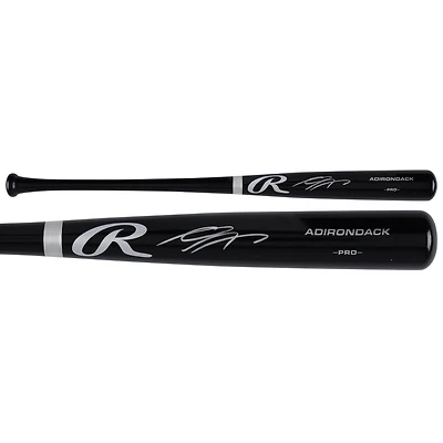Bâton Rawlings Pro noir autographié par Gavin Lux des Tampa Bay Rays