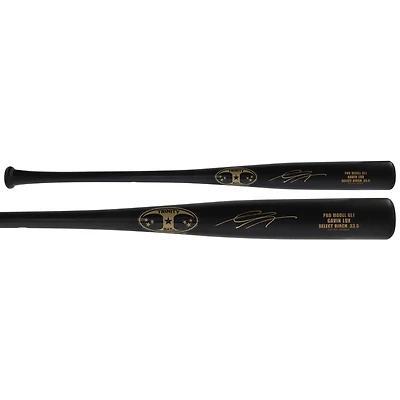 Gavin Lux Tampa Bay Rays Autographed Trinity Game Model Bat - Signed in Gold