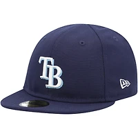 Casquette ajustée My First 59FIFTY New Era Tampa Bay Rays bleu marine pour bébé