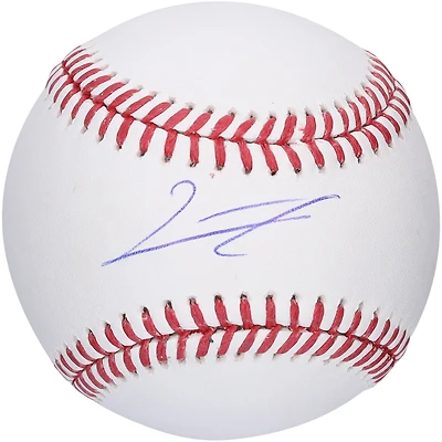 Balle de baseball autographiée par Junior Caminero des Rays de Tampa Bay