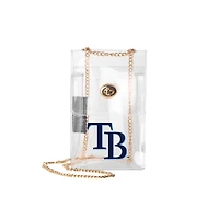Logo Brands Tampa Bay Rays Clear Essential Crossbody Purse