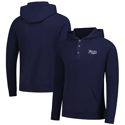 Men's Dunbrooke  Navy Tampa Bay Rays Montana Lightweight Raglan Pullover Hoodie